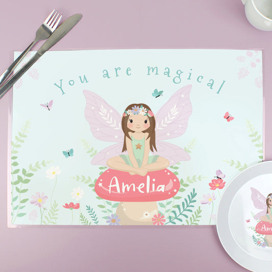 Personalised Toadstool Fairy Placemat - MK&JD Gifts