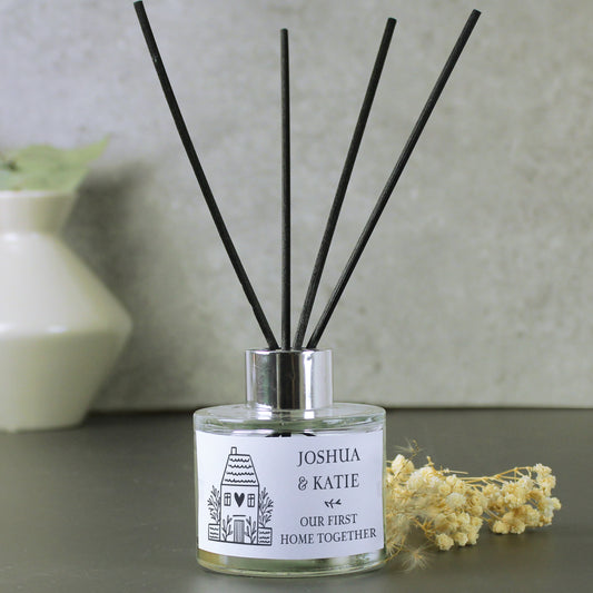Personalised HOME Reed Diffuser - MK&JD Gifts
