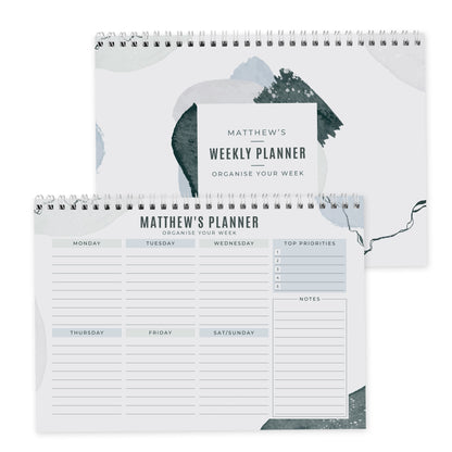 Personalised Abstract A4 Desk Planner - MK&JD Gifts