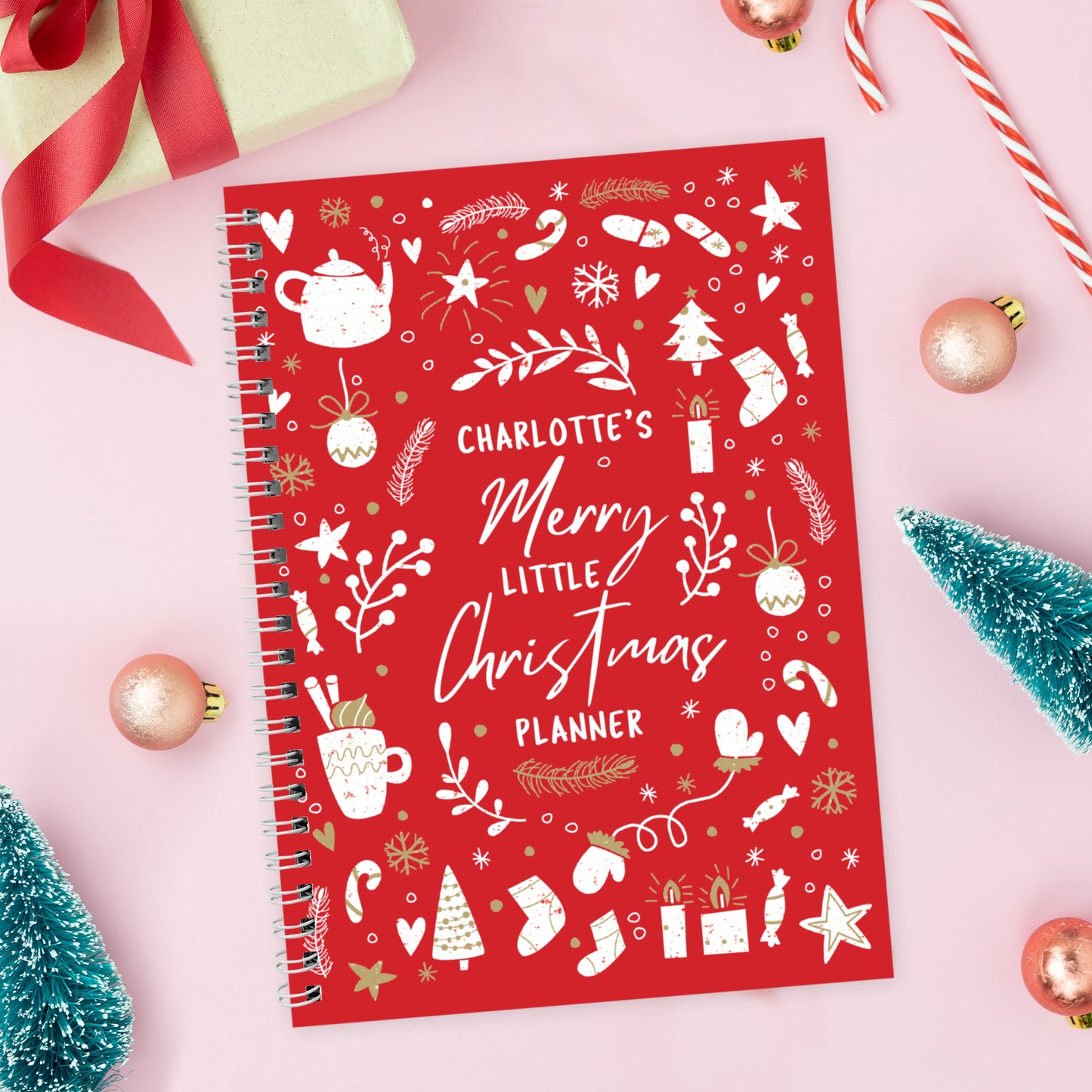 Personalised Christmas A5 Planner - MK&JD Gifts