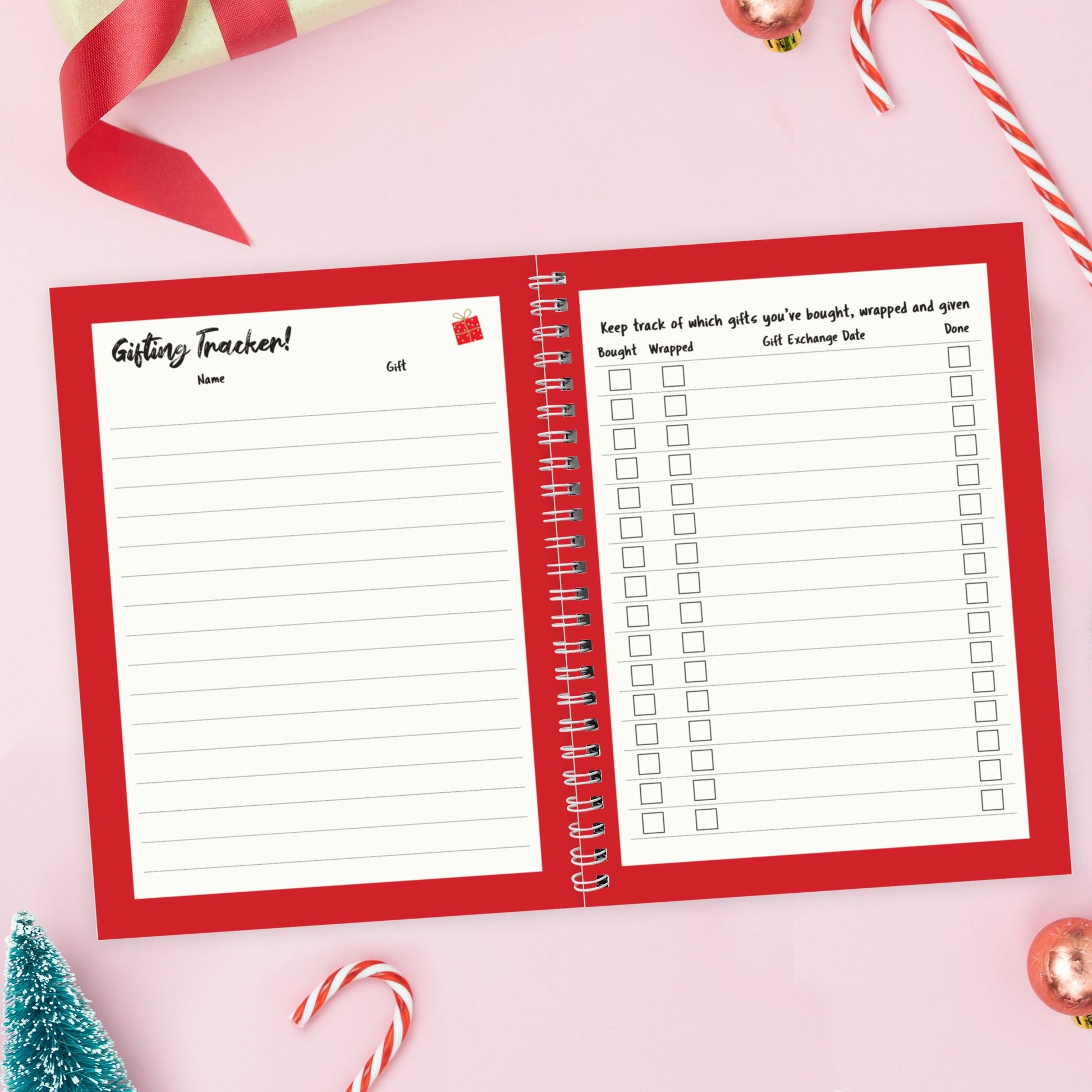Personalised Christmas A5 Planner - MK&JD Gifts
