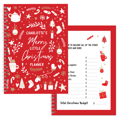 Personalised Christmas A5 Planner - MK&JD Gifts