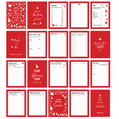 Personalised Christmas A5 Planner - MK&JD Gifts