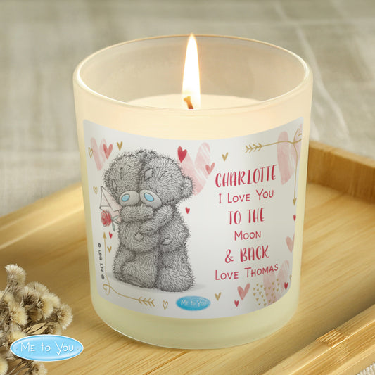 Personalised Me To You Love Forever Scented Jar Candle - MK&JD Gifts