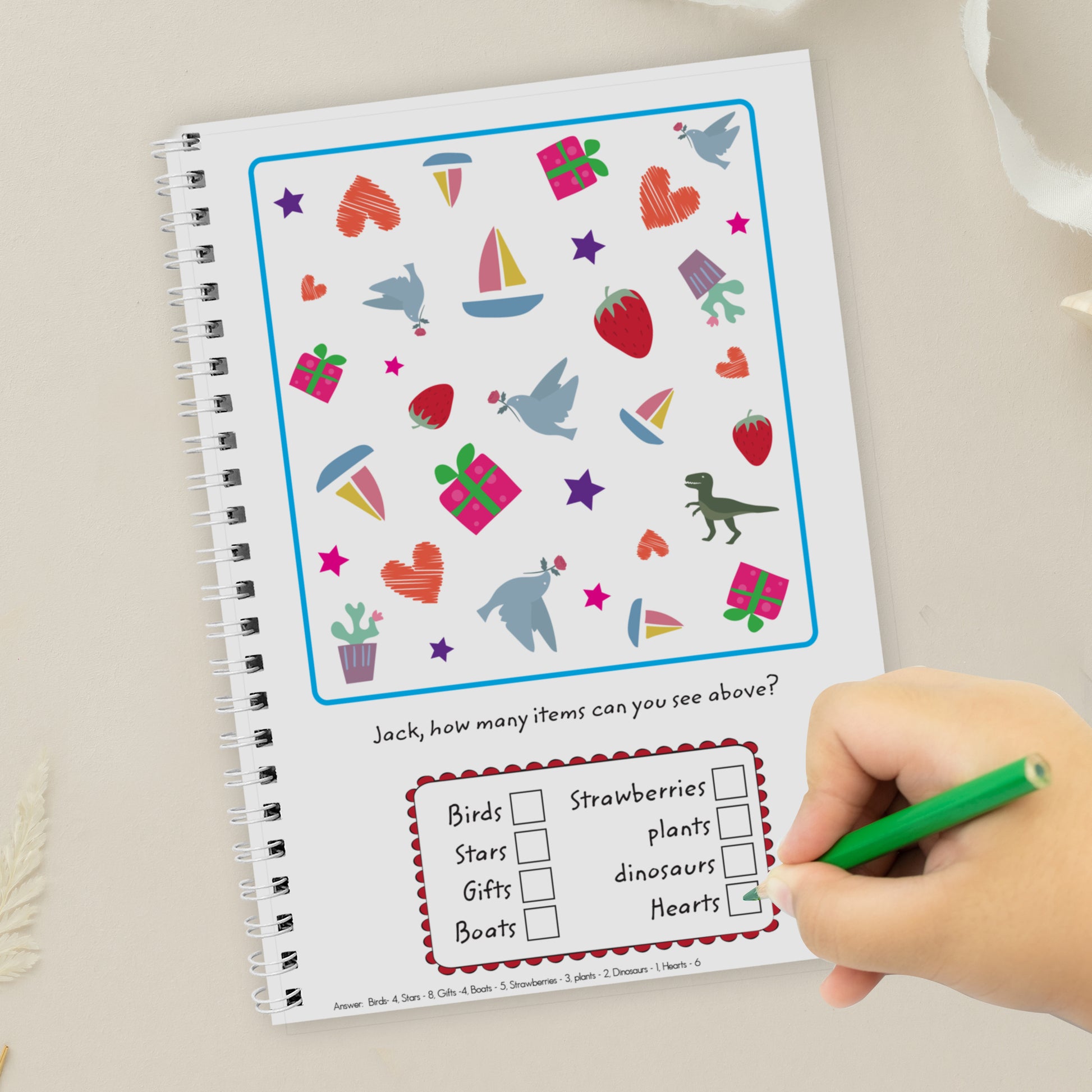 Personalised A5 Wedding Activity & Colouring Book - MK&JD Gifts
