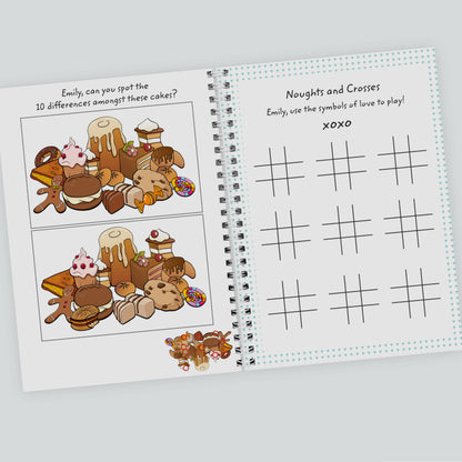 Personalised A5 Wedding Activity & Colouring Book - MK&JD Gifts