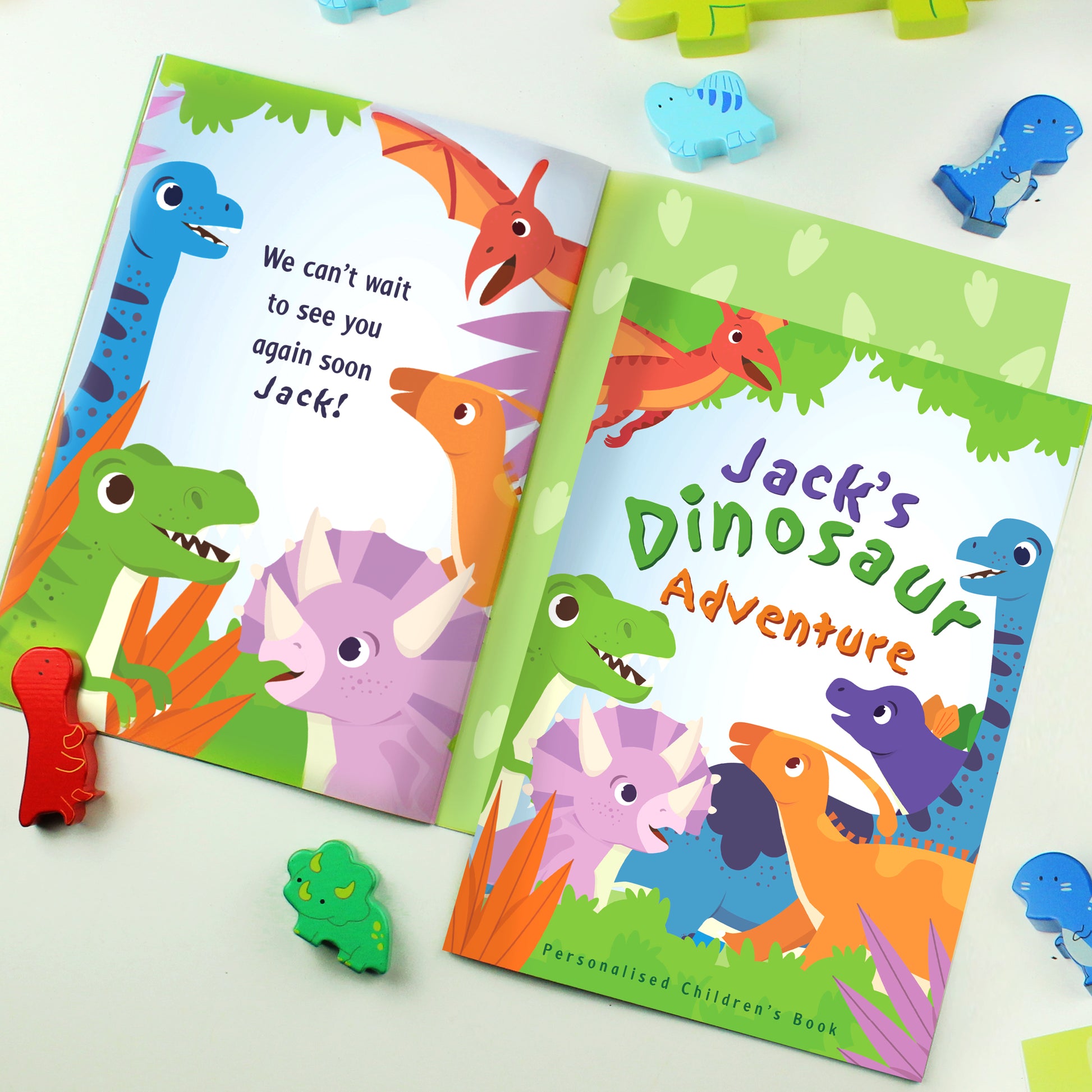 Personalised Dinosaur Adventure Story Book - MK&JD Gifts