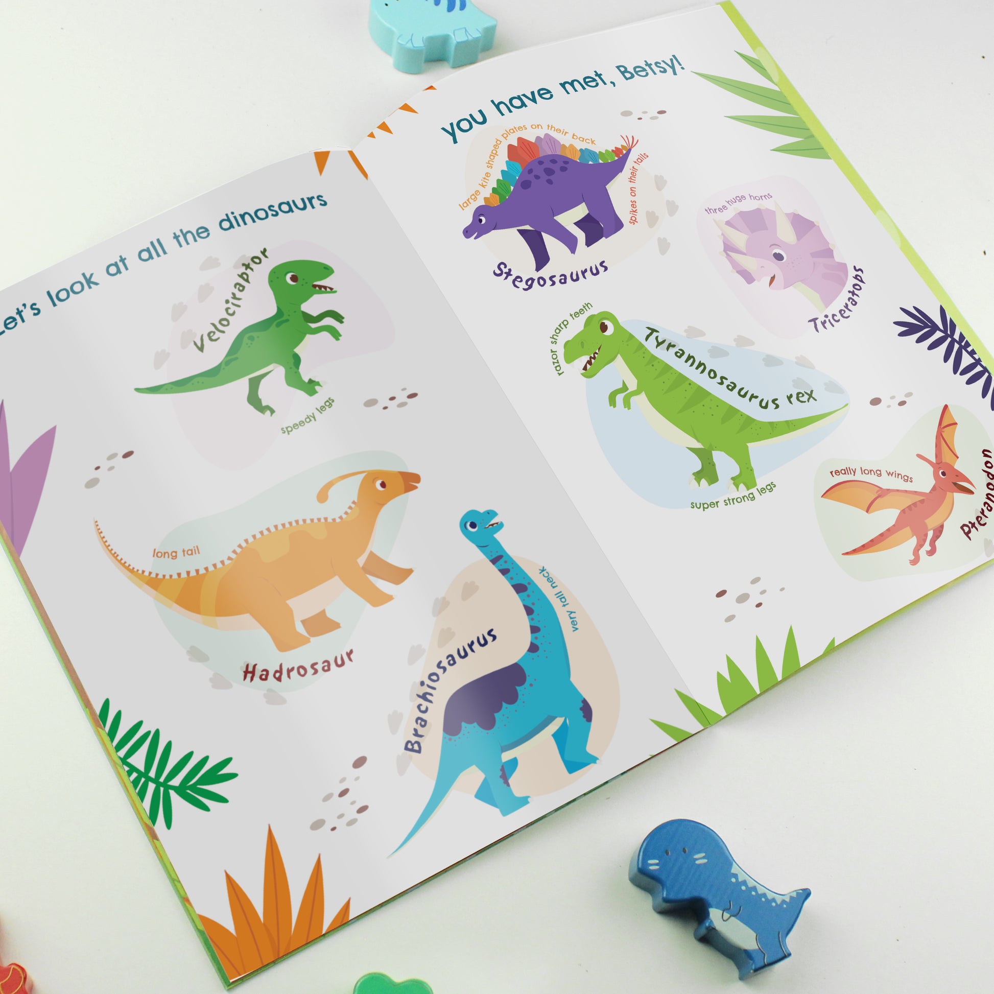 Personalised Dinosaur Adventure Story Book - MK&JD Gifts