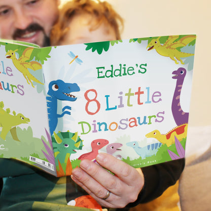Personalised Dinosaur Book & Stacking Toy - MK&JD Gifts