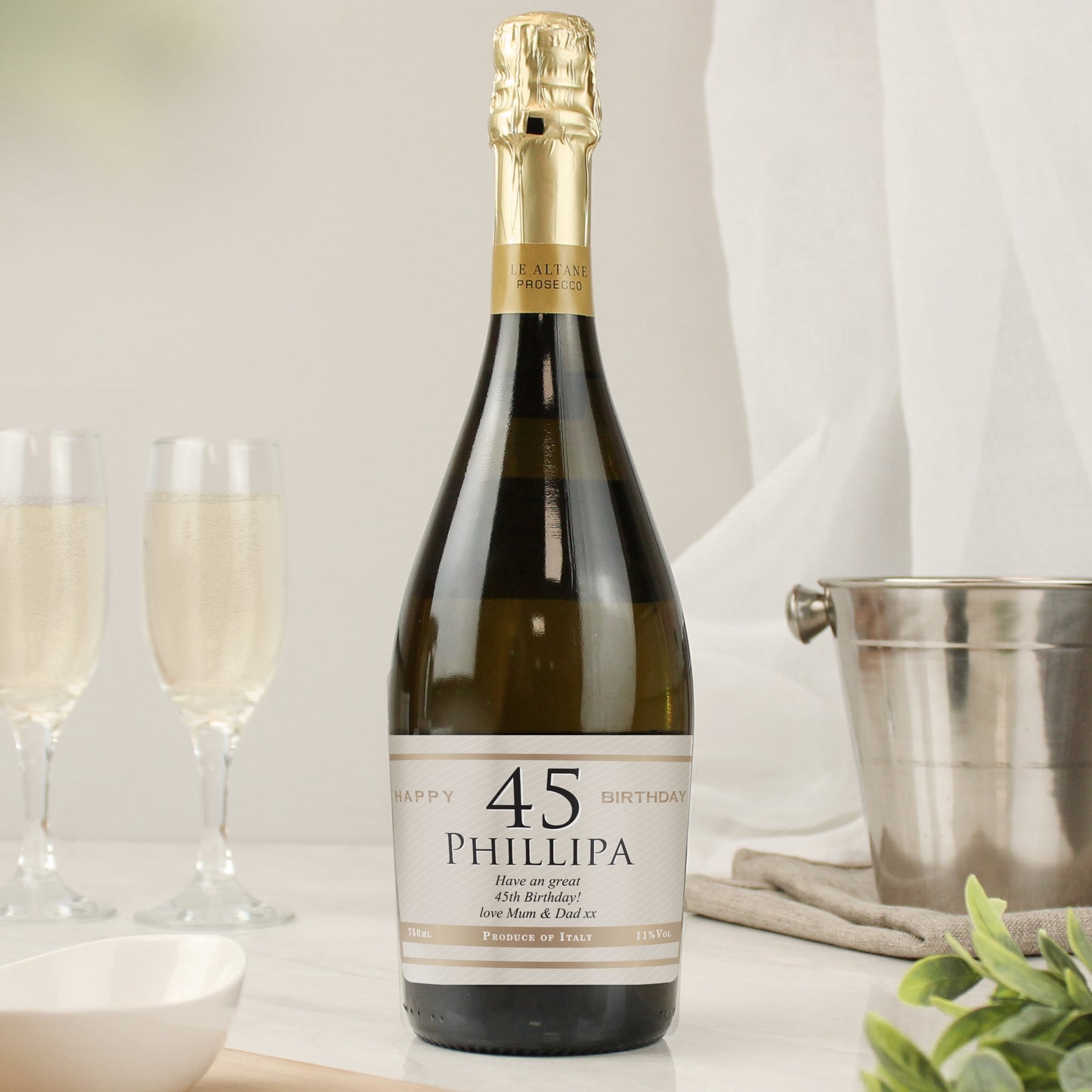 Personalised Big Age Birthday Prosecco - MK&JD Gifts