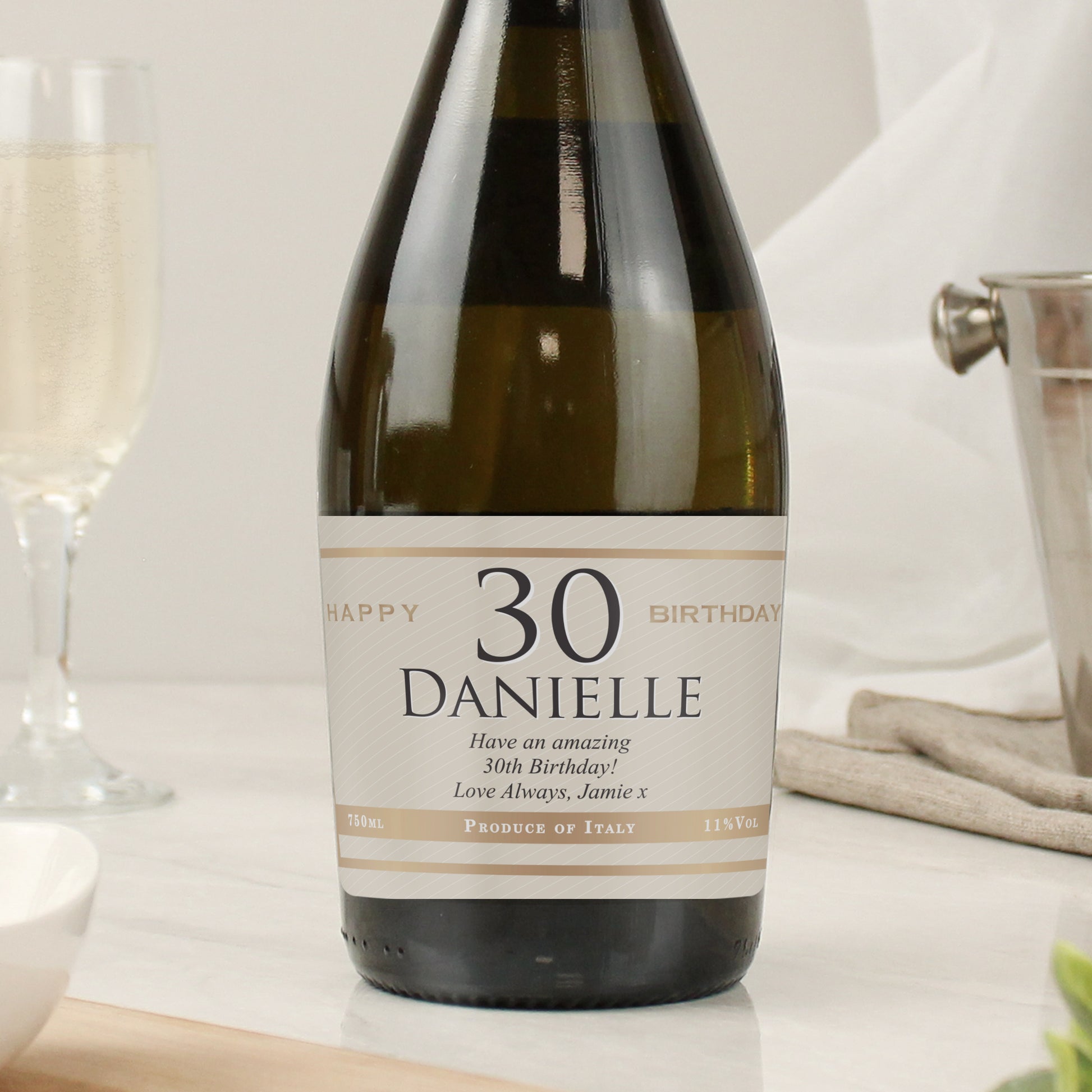 Personalised Big Age Birthday Prosecco - MK&JD Gifts