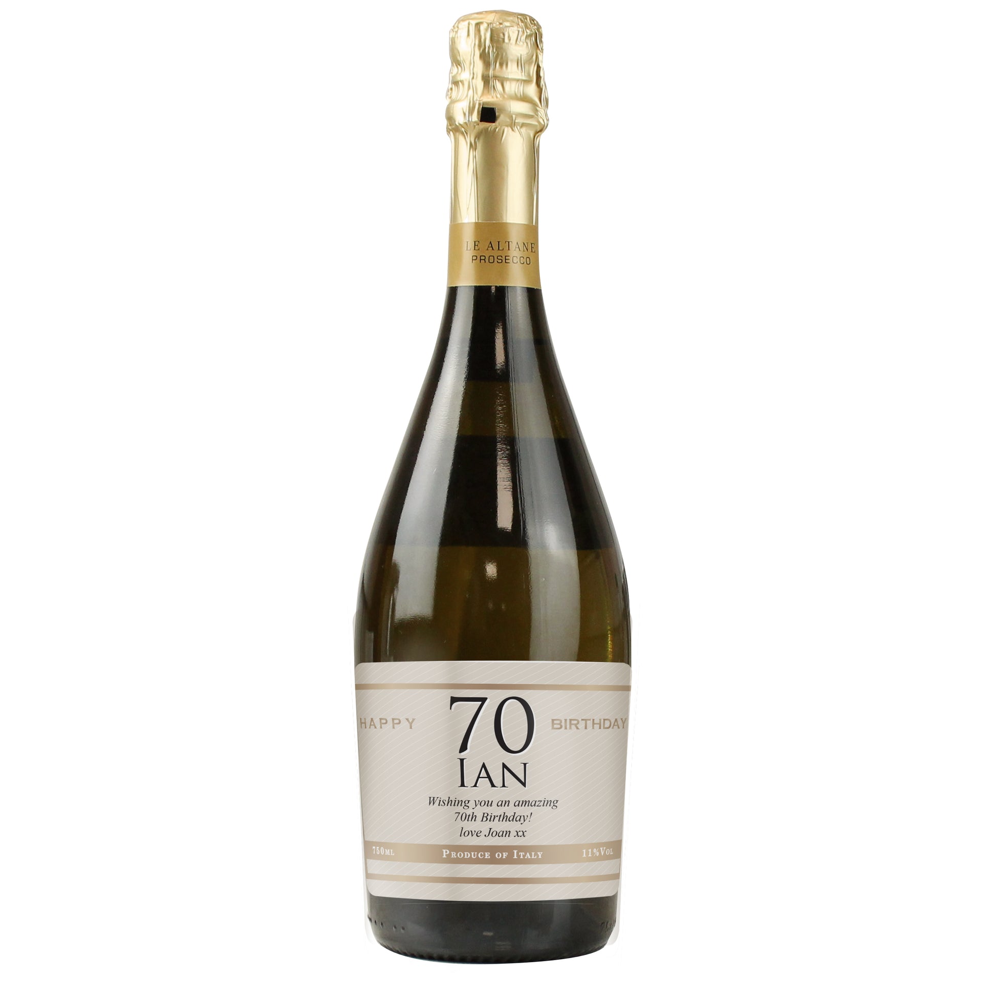 Personalised Big Age Birthday Prosecco - MK&JD Gifts