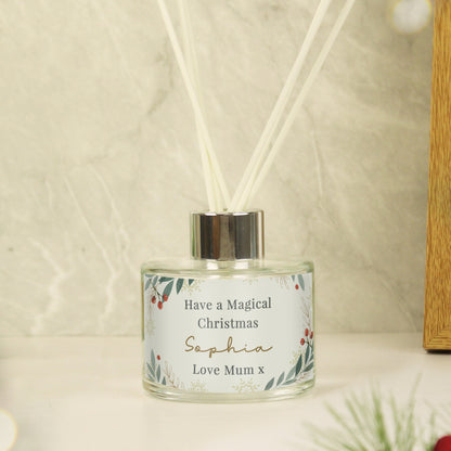Personalised Christmas Foliage Diffuser - MK&JD Gifts