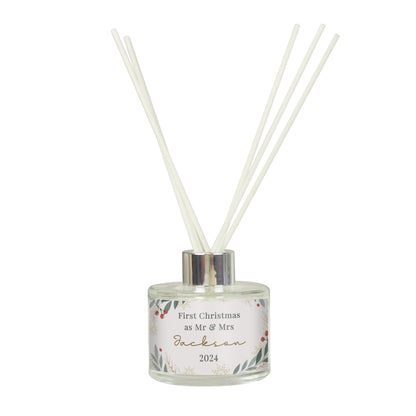 Personalised Christmas Foliage Diffuser - MK&JD Gifts