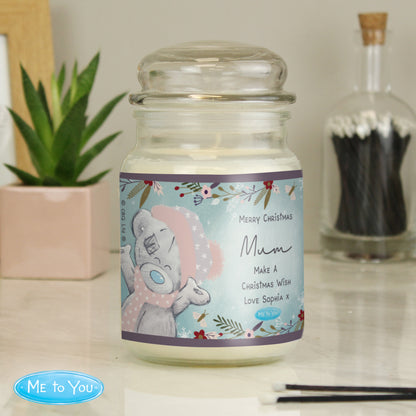 Personalised Me to You Cosy Winter Large Candle Jar - MK&JD Gifts