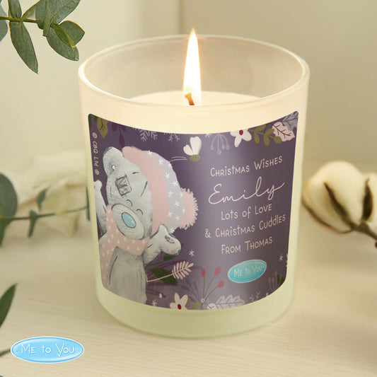 Personalised Me to You Cosy Winter Candle Jar - MK&JD Gifts