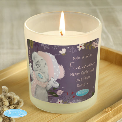 Personalised Me to You Cosy Winter Candle Jar - MK&JD Gifts