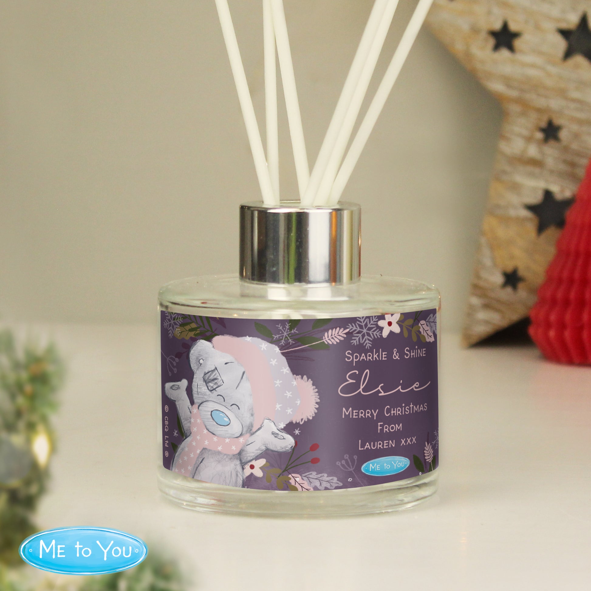 Personalised Me to You Cosy Winter Diffuser - MK&JD Gifts