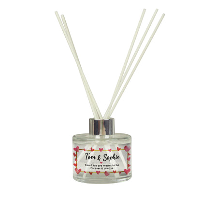 Personalised Hearts Diffuser - MK&JD Gifts