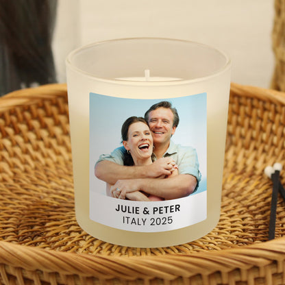 Personalised Photo Upload Candle Jar - MK&JD Gifts