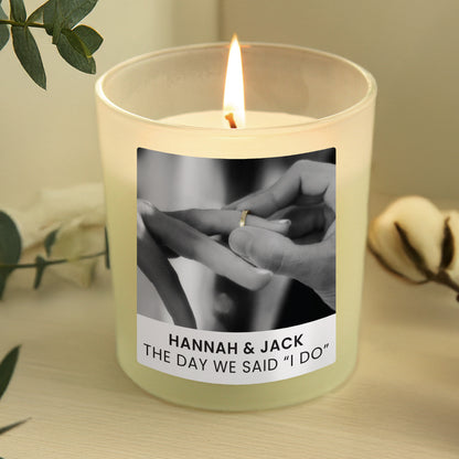 Personalised Photo Upload Candle Jar - MK&JD Gifts