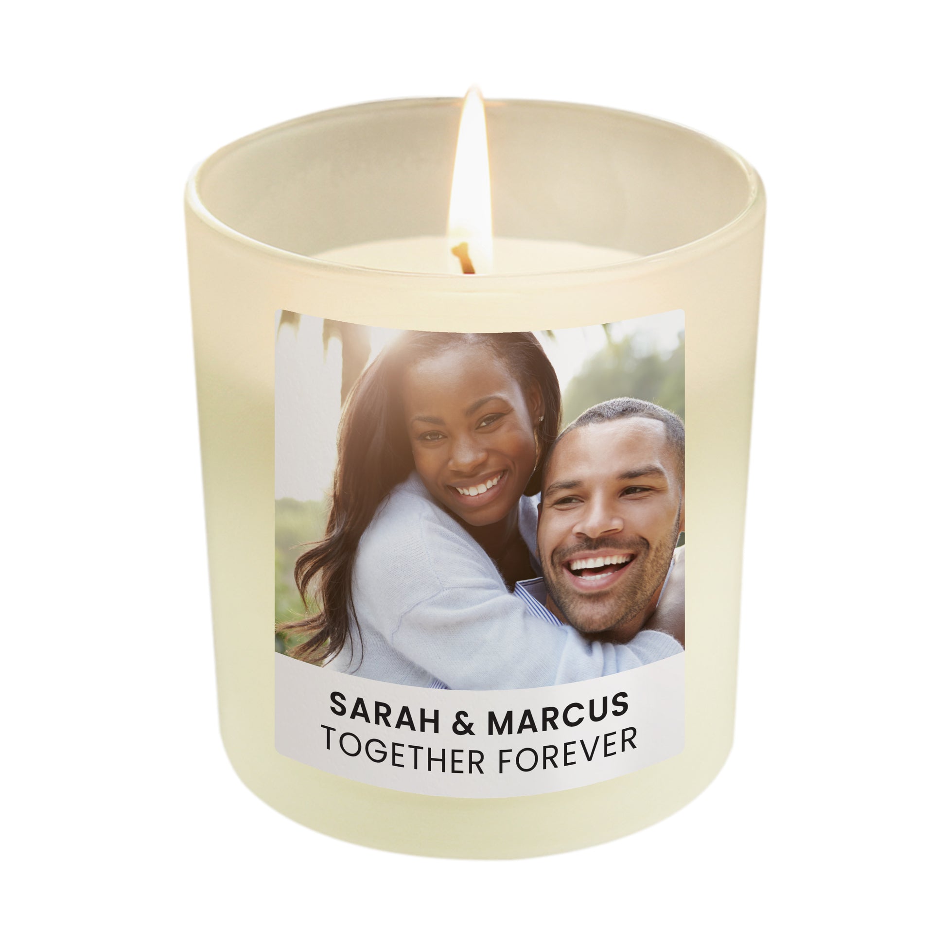 Personalised Photo Upload Candle Jar - MK&JD Gifts