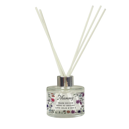 Personalised Wild Flowers Reed Diffuser - MK&JD Gifts
