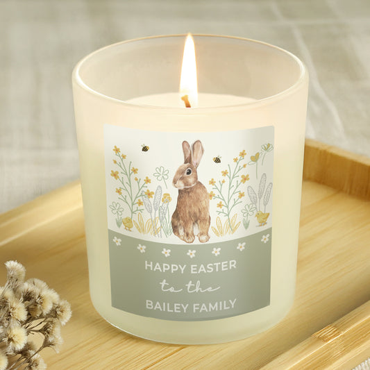 Personalised Spring Bunny Candle Jar - MK&JD Gifts