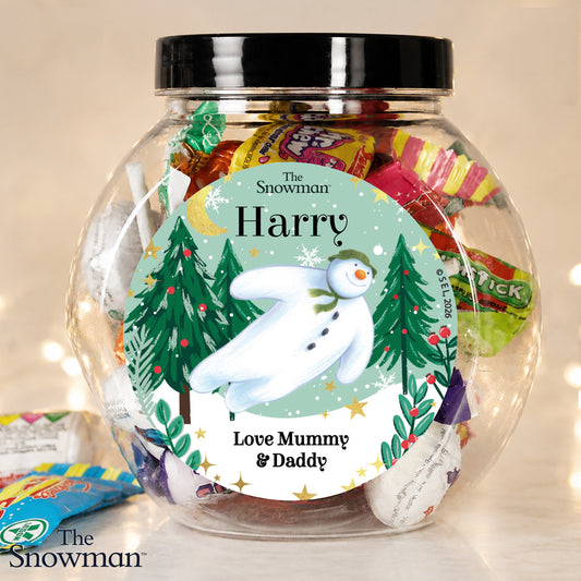 Personalised The Snowman Christmas Wishes Sweets - MK&JD Gifts