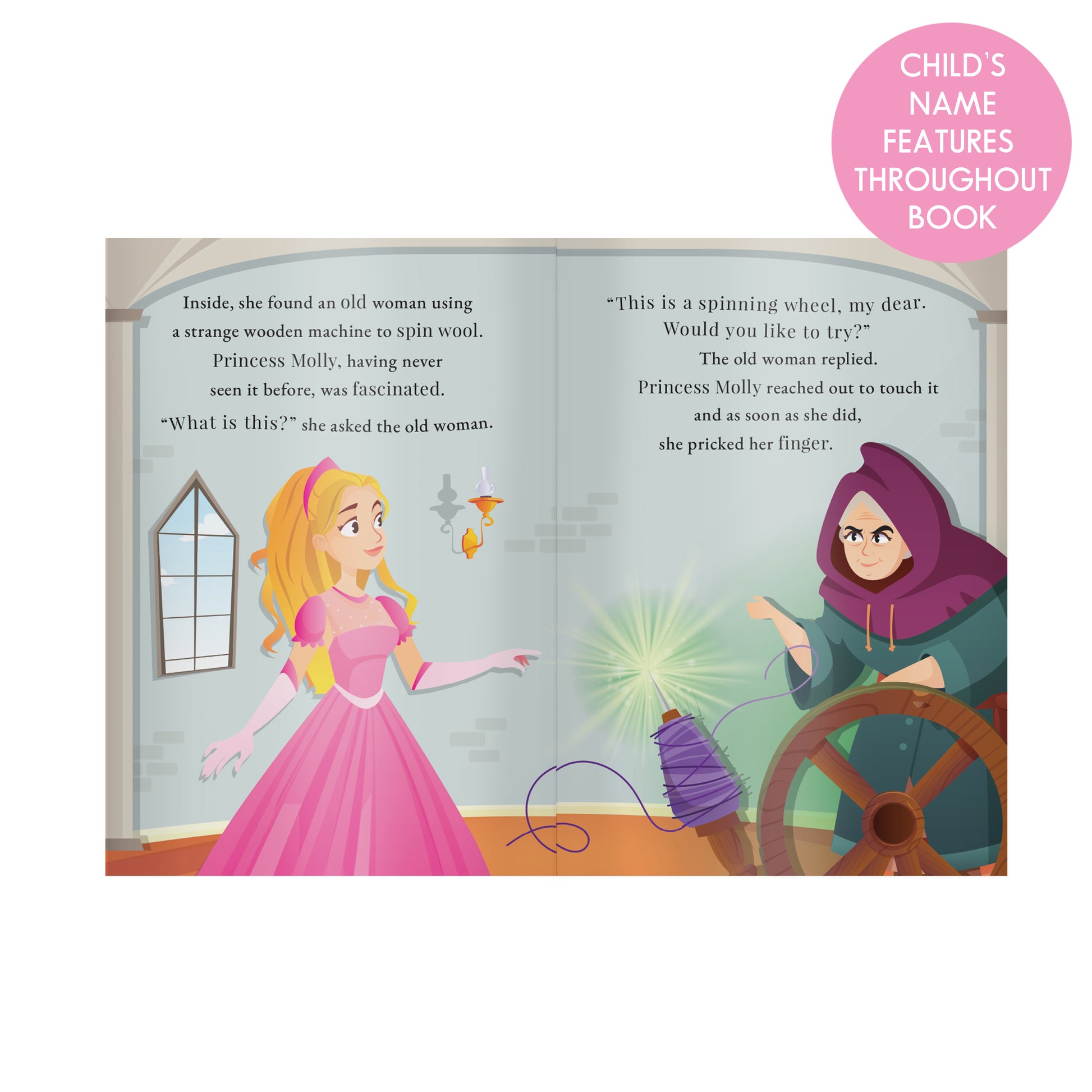 Personalised Sleeping Beauty Story Book - MK&JD Gifts
