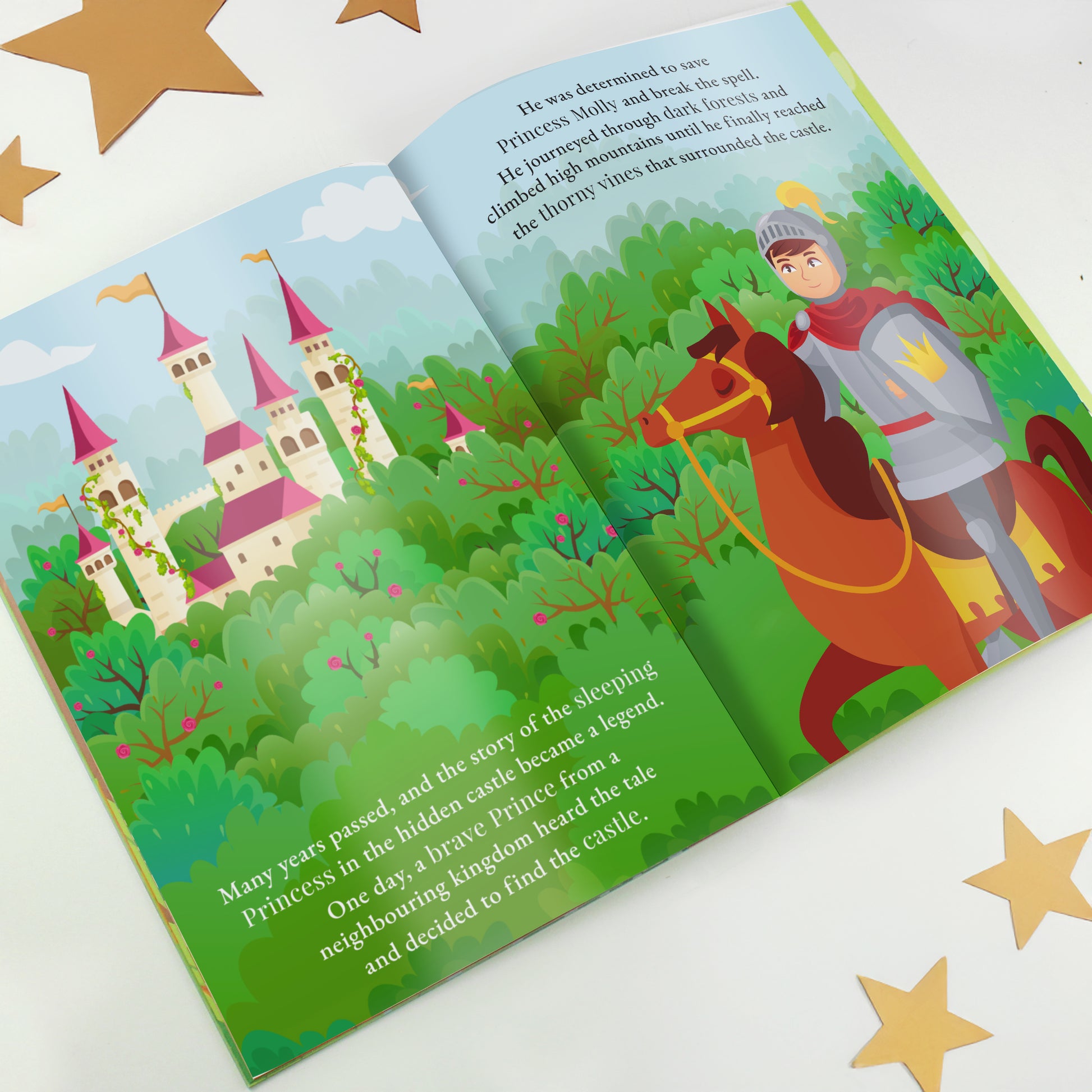 Personalised Sleeping Beauty Story Book - MK&JD Gifts