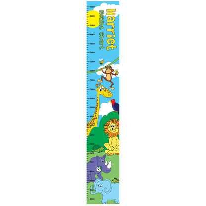 Personalised Zoo Height Chart - MK&JD Gifts