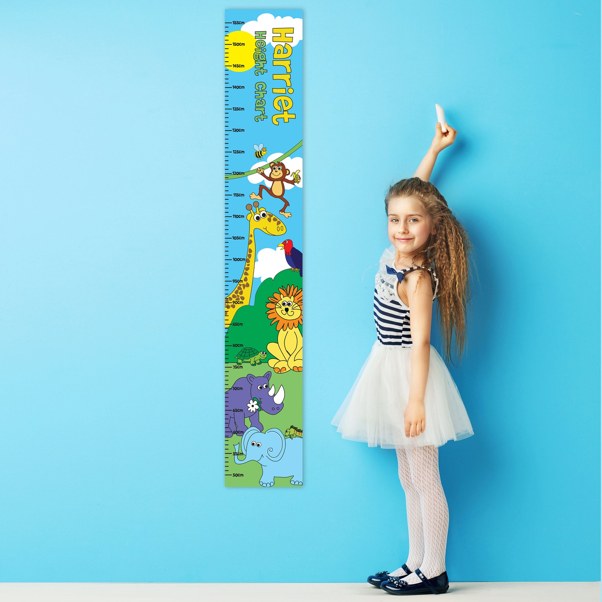 Personalised Zoo Height Chart - MK&JD Gifts