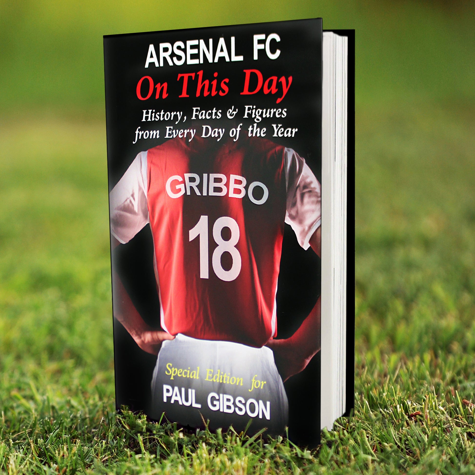 Personalised Arsenal On This Day Book - MK&JD Gifts