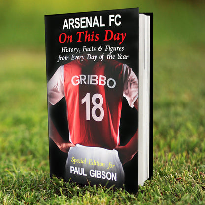 Personalised Arsenal On This Day Book - MK&JD Gifts