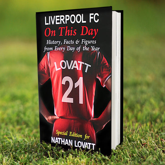 Personalised Liverpool On This Day Book - MK&JD Gifts
