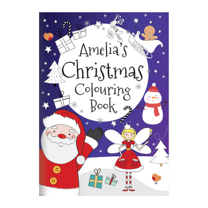 Personalised 'It's Christmas' Fairy Colouring Book - MK&JD Gifts