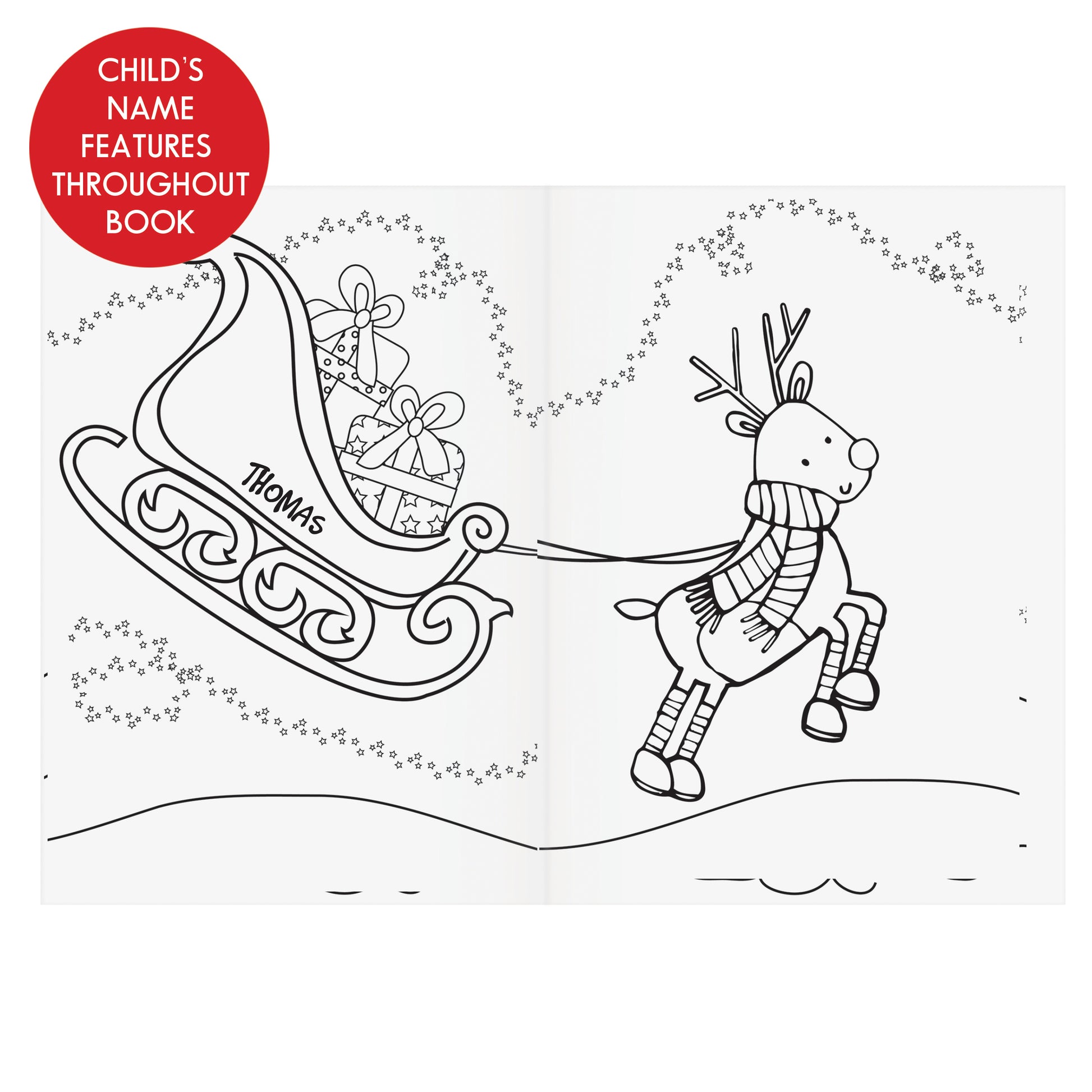 Personalised Its Christmas Elf Colouring Book - MK&JD Gifts