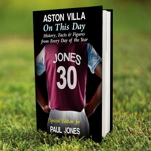 Personalised Aston Villa on this Day Book - MK&JD Gifts