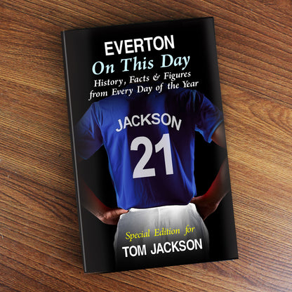 Personalised Everton on this Day Book - MK&JD Gifts