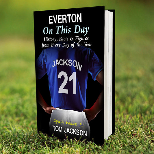 Personalised Everton on this Day Book - MK&JD Gifts