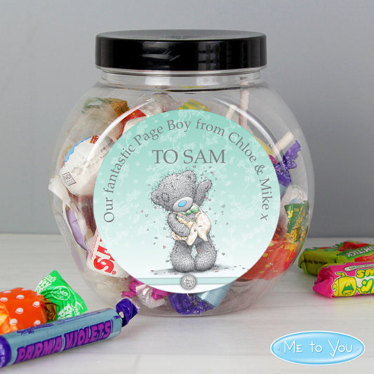 Personalised Me To You Pageboy Wedding Sweets - MK&JD Gifts