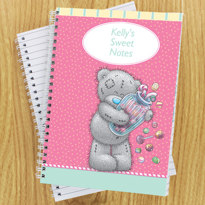 Personalised Me to You Candy Girl A5 Notebook - MK&JD Gifts