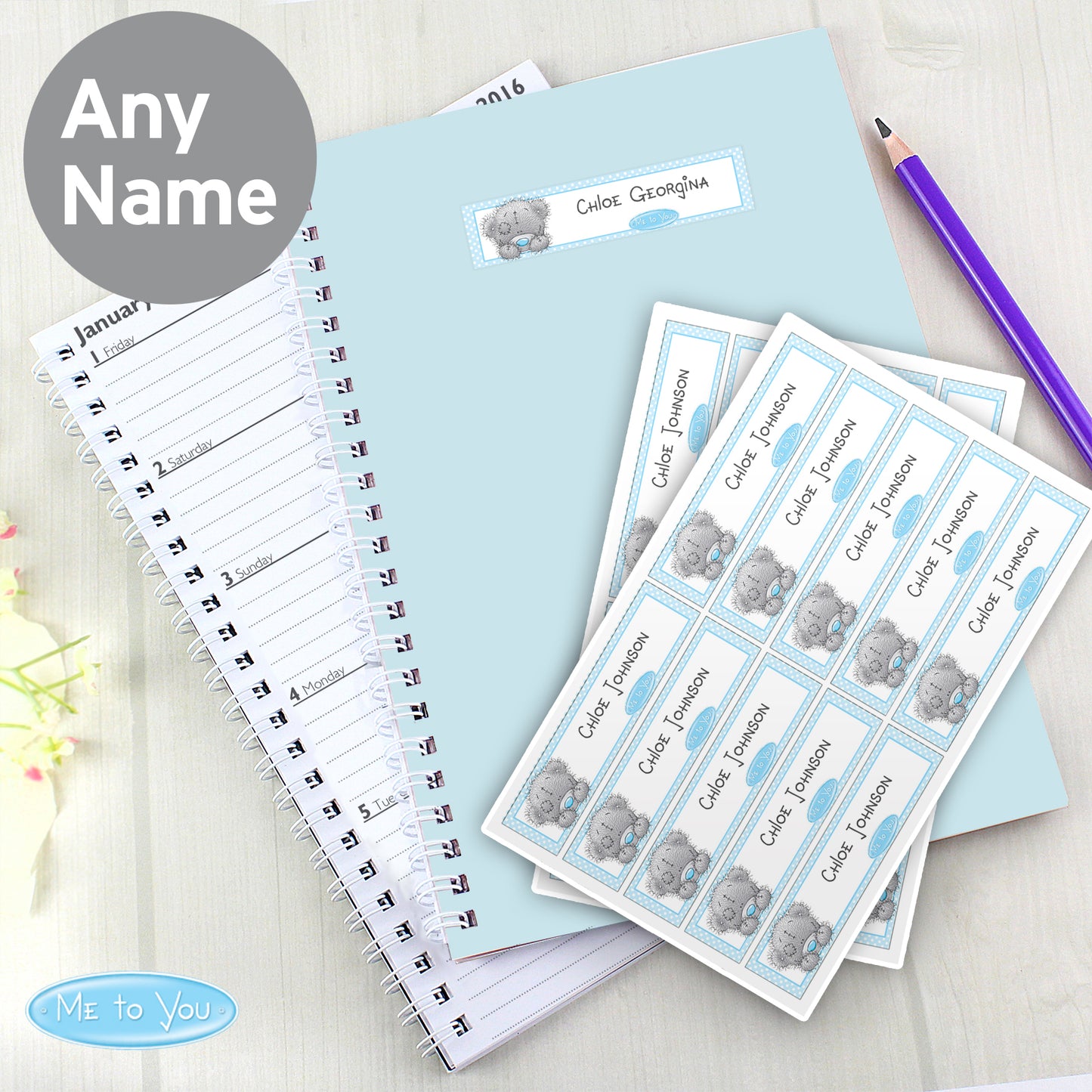 Personalised Me To You Stickers - MK&JD Gifts