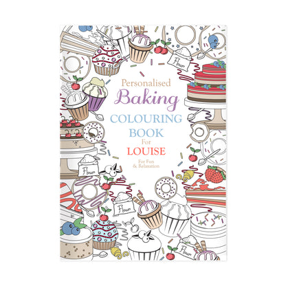 Personalised Baking Colouring Book - MK&JD Gifts