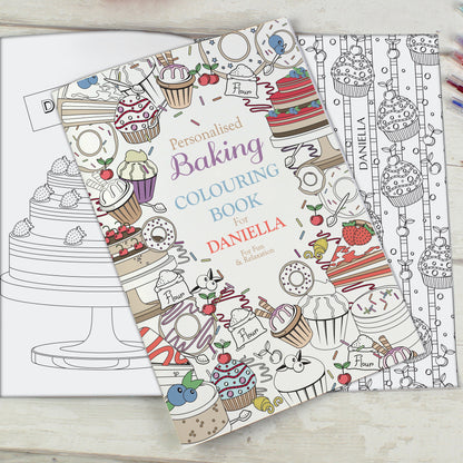 Personalised Baking Colouring Book - MK&JD Gifts