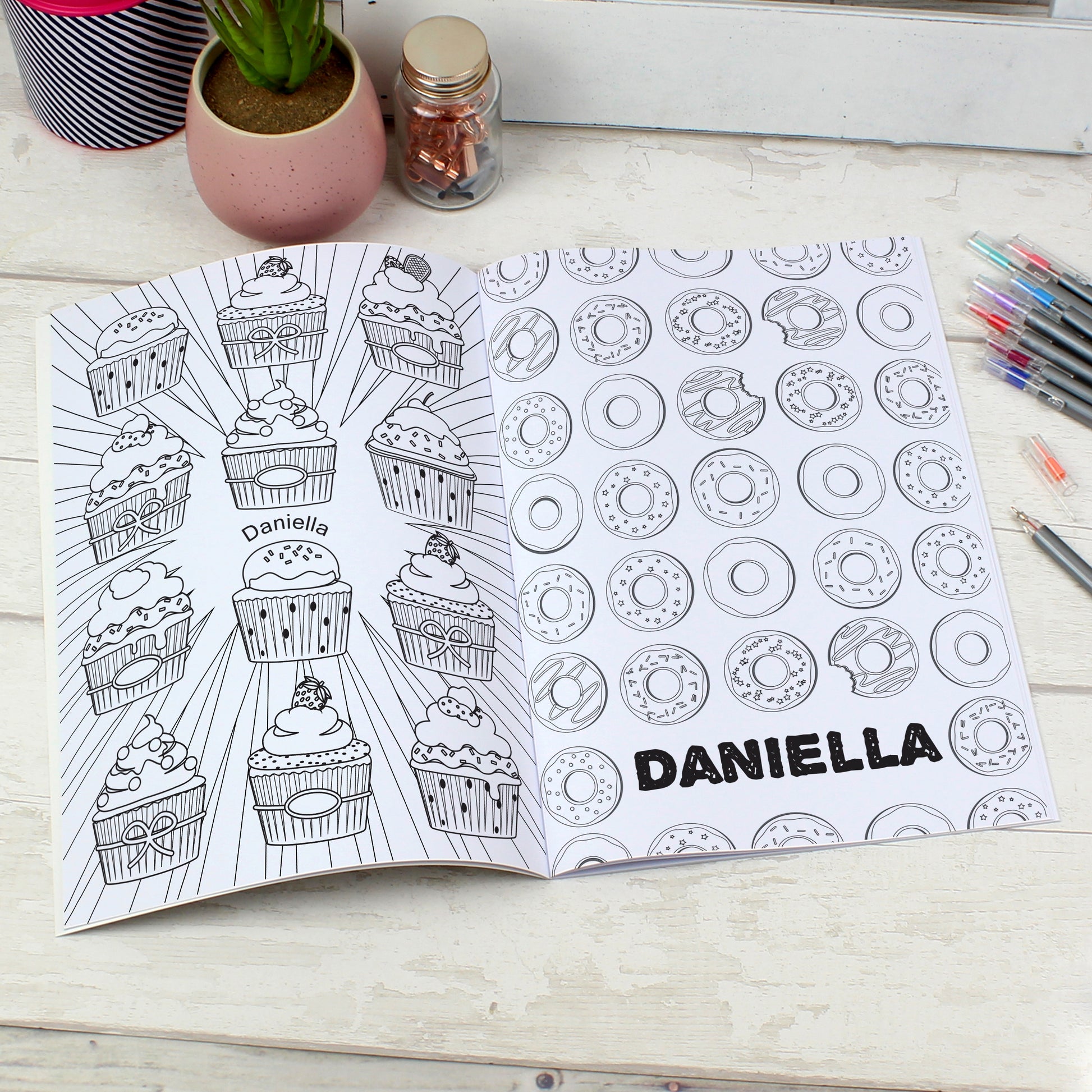 Personalised Baking Colouring Book - MK&JD Gifts