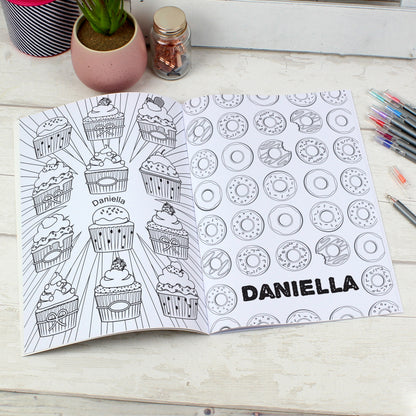 Personalised Baking Colouring Book - MK&JD Gifts
