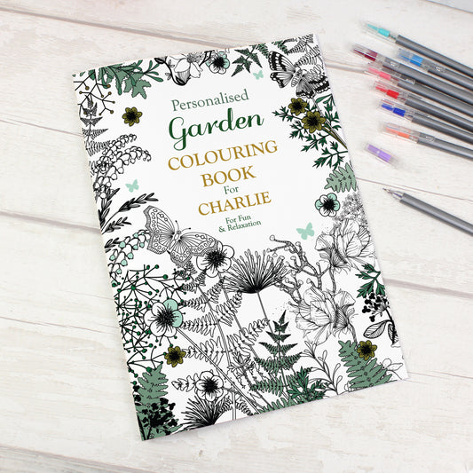 Personalised Gardening Colouring Book - MK&JD Gifts