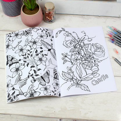 Personalised Gardening Colouring Book - MK&JD Gifts